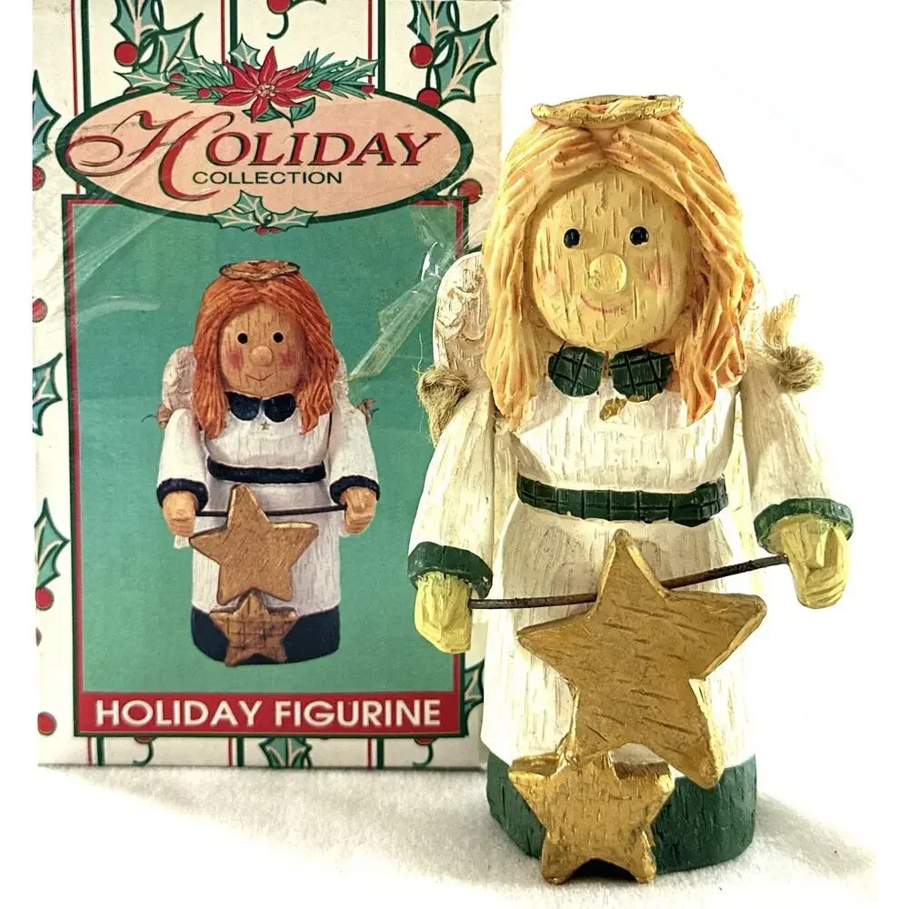 World Bazaars Holiday Collection Figurines Set of 3 – Snowman, Mrs Claus & Angel